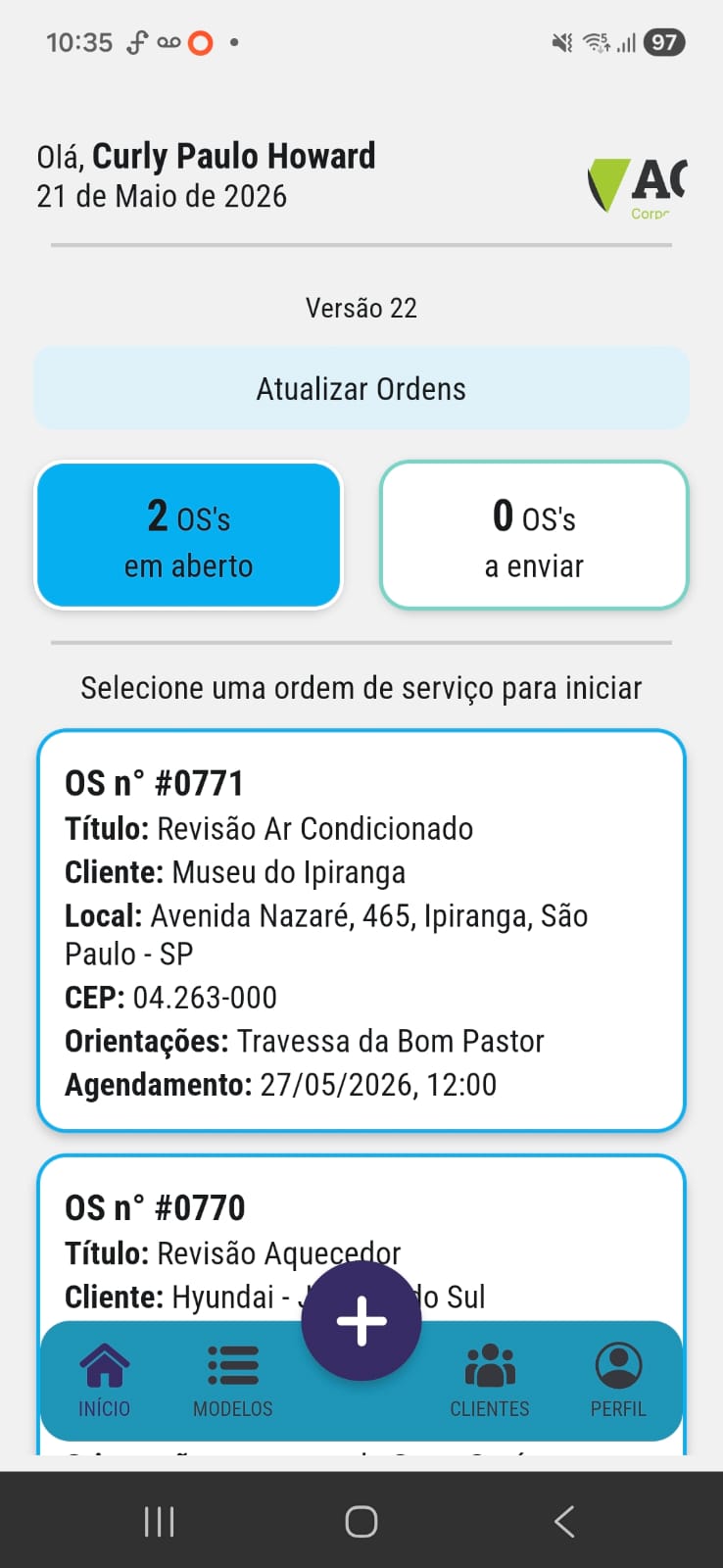 Aplicativo para Inspeção e Auditoria Inspeção Pro - Tarefas